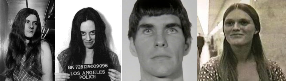 Susan Atkins y otros mienbros de la "Familia Manson"