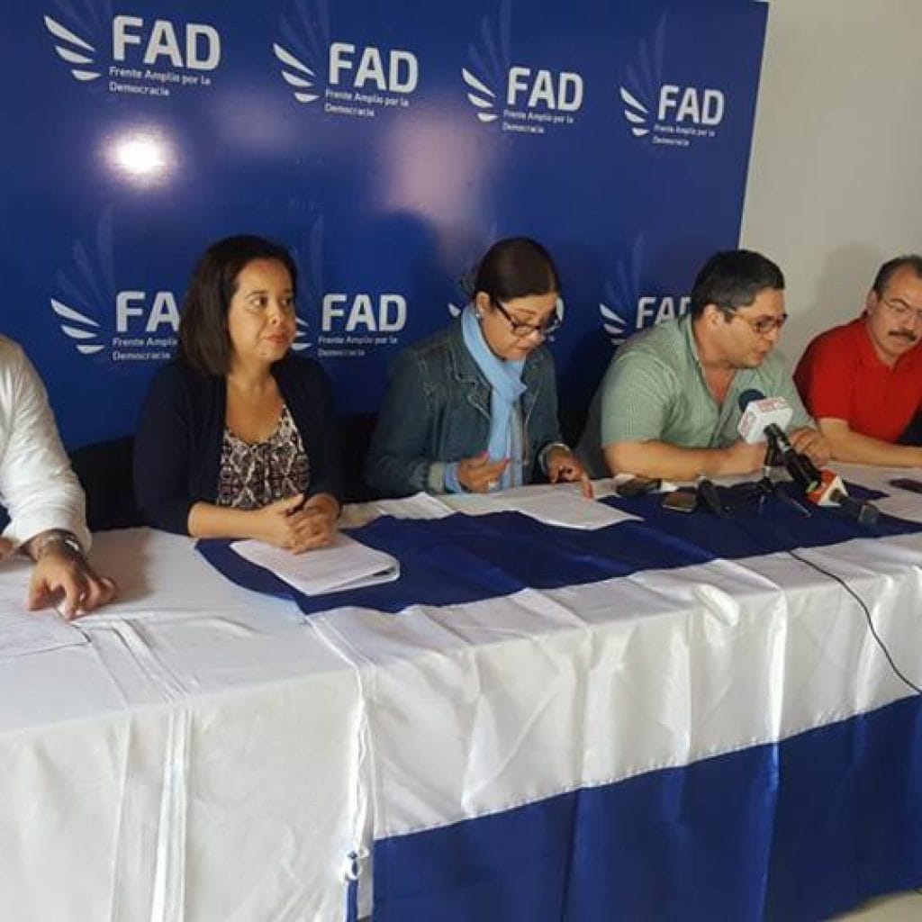FAD: “Urge transformar sistema político electoral de Nicaragua”