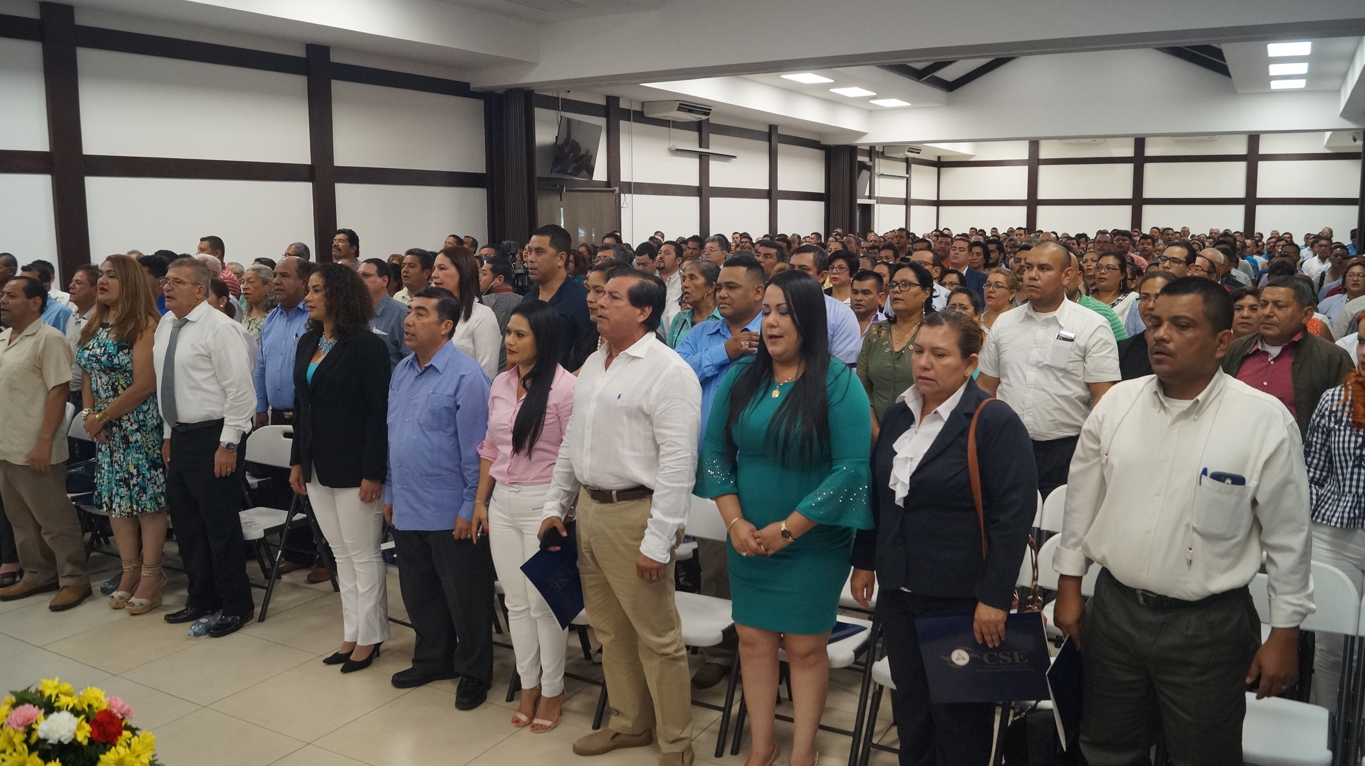 Roberto Rivas ausente en la juramentación de los alcaldes de Managua. Fotografía: Artículo 66