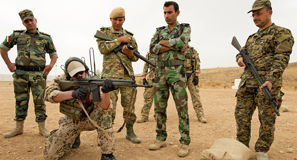 Soldados kurdos peshmerga. Foto Internet.