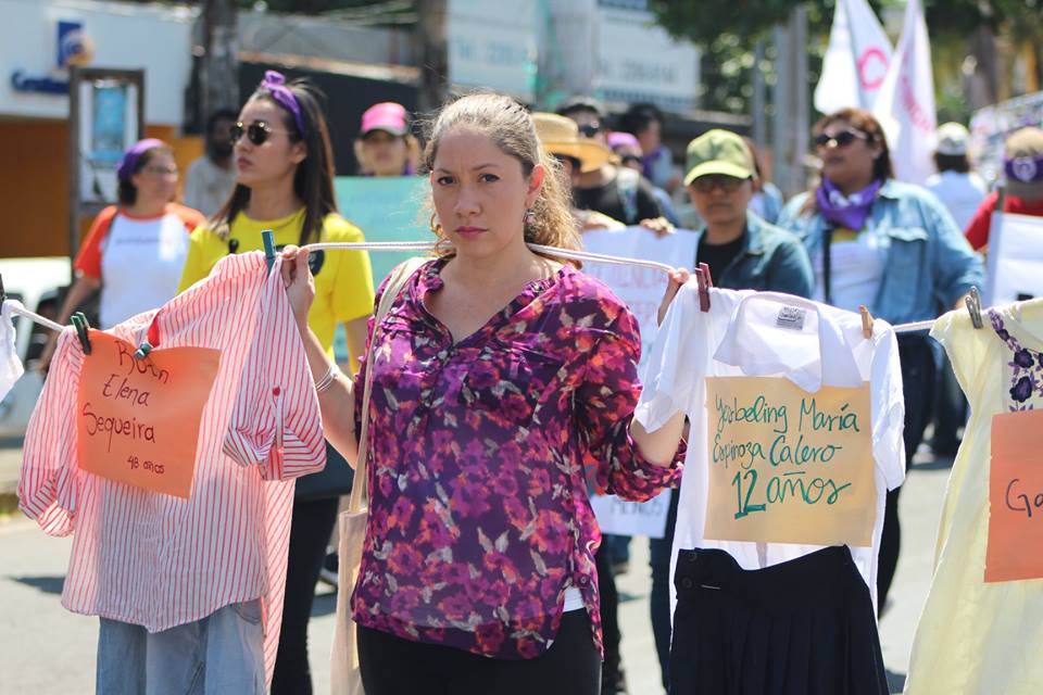 El 8M se toma Managua para exigir justicia por las mujeres asesinadas. Artículo66
