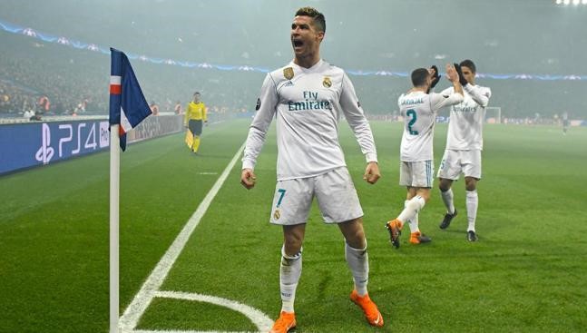 Cristiano Ronaldo volvió a marcar ante el PSG y encamino la clasificación merengue. Foto: Marca.com
