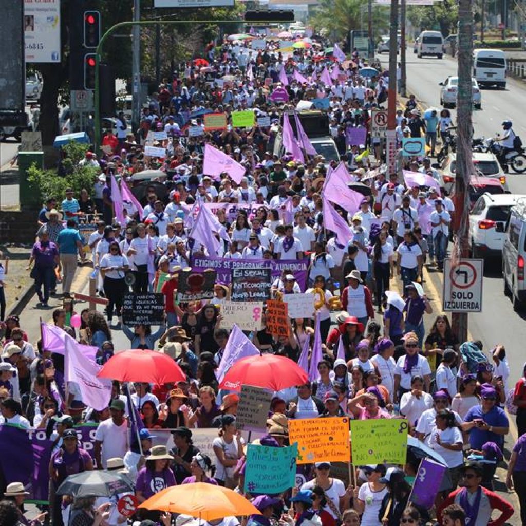 El 8M se toma Managua para exigir justicia por las mujeres asesinadas