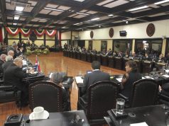 Parlamento firma moción en solidaridad con Nicaragua. Foto: La Patilla/Panamapost