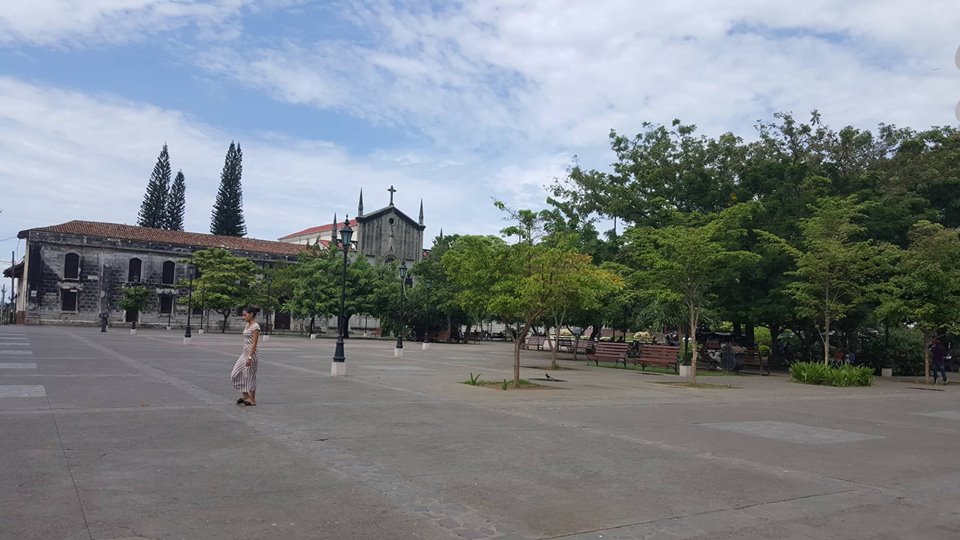 Parque central de León completamente vacío. Fotografía: J.Estrada/Cortesía