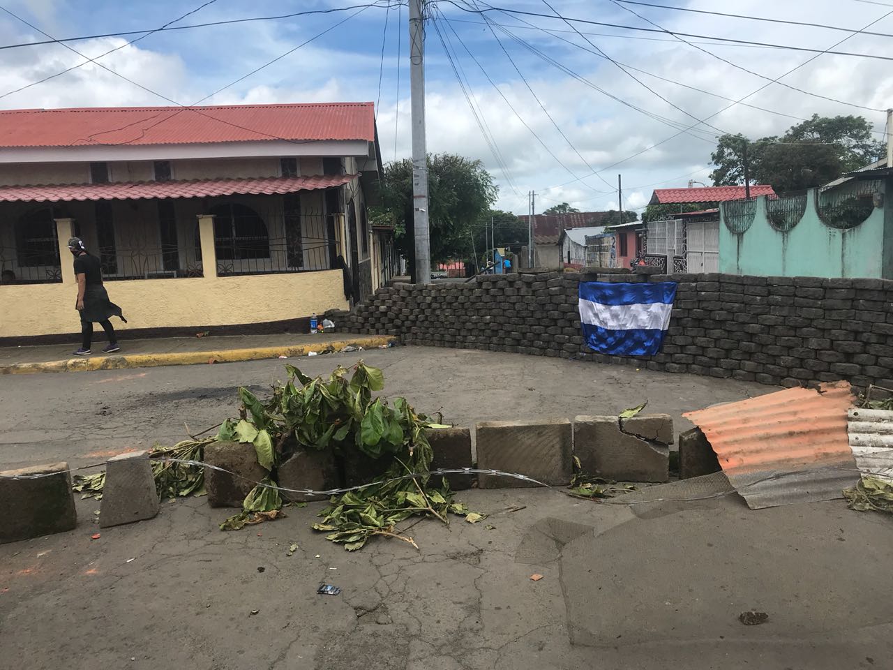 Jinotepe, durante las protestas sociales de 2018