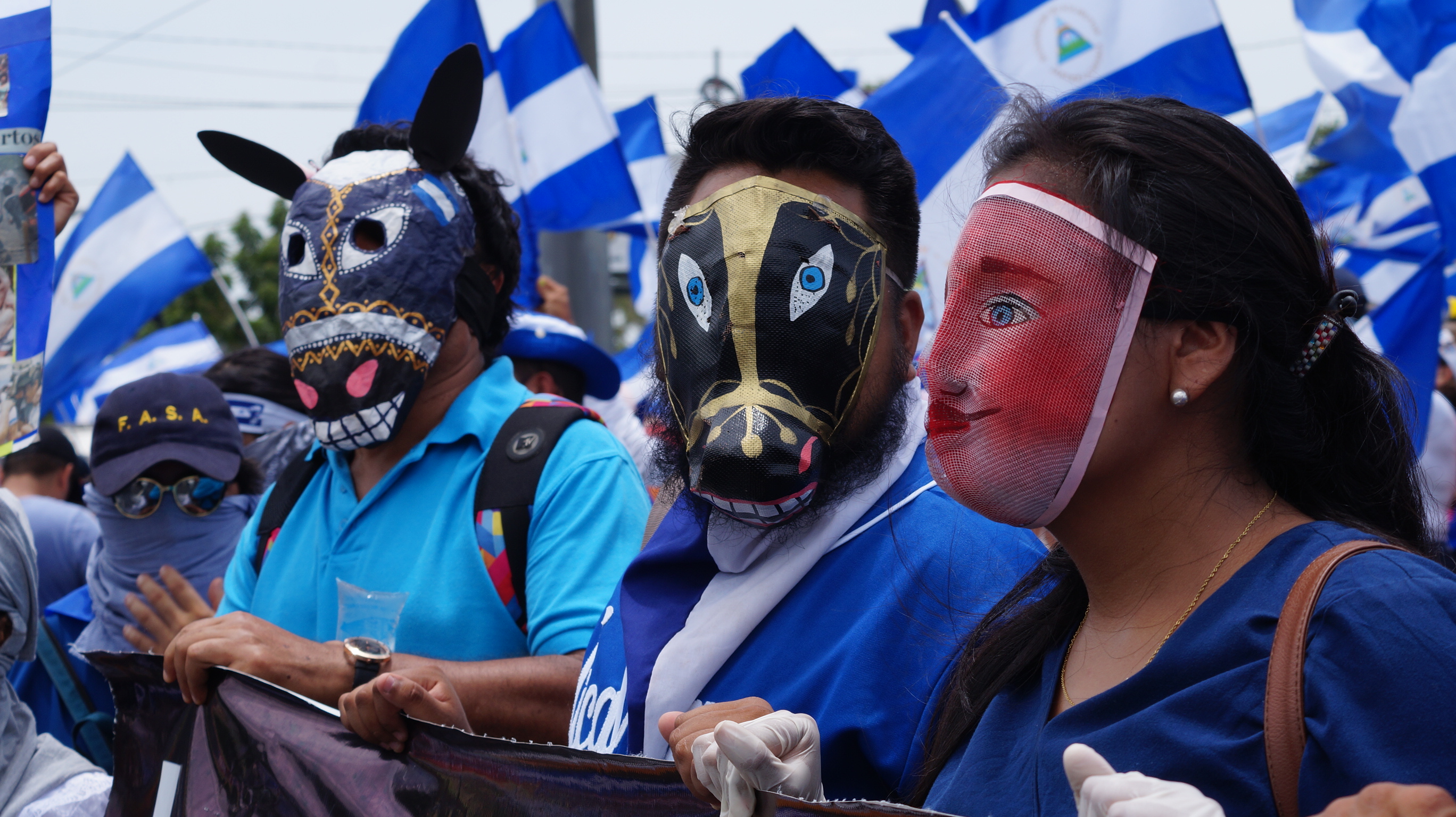 Las máscaras de cedazo son una muestra típica del floklor de Monimbó. Foto: A. Navarro