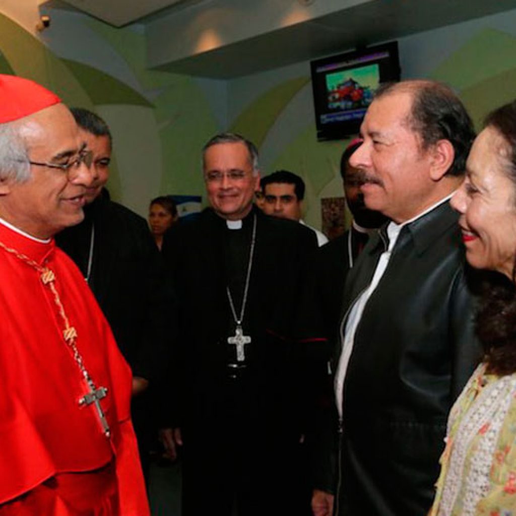 Cardenal Leopoldo Brenes califica de «falsas» las acusaciones de Daniel Ortega