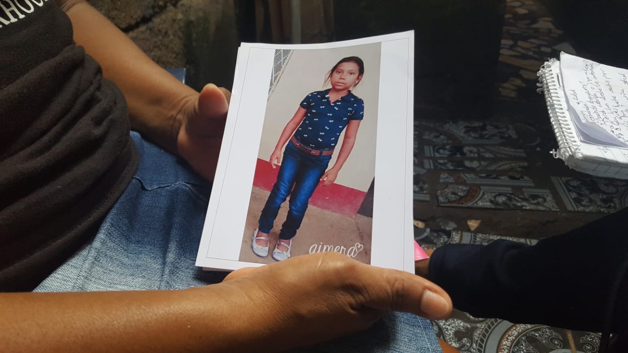 Diana Raquel Gutiérrez, de 12 años, desaparecida desde el 28 de mayo. Foto: A. Mercado