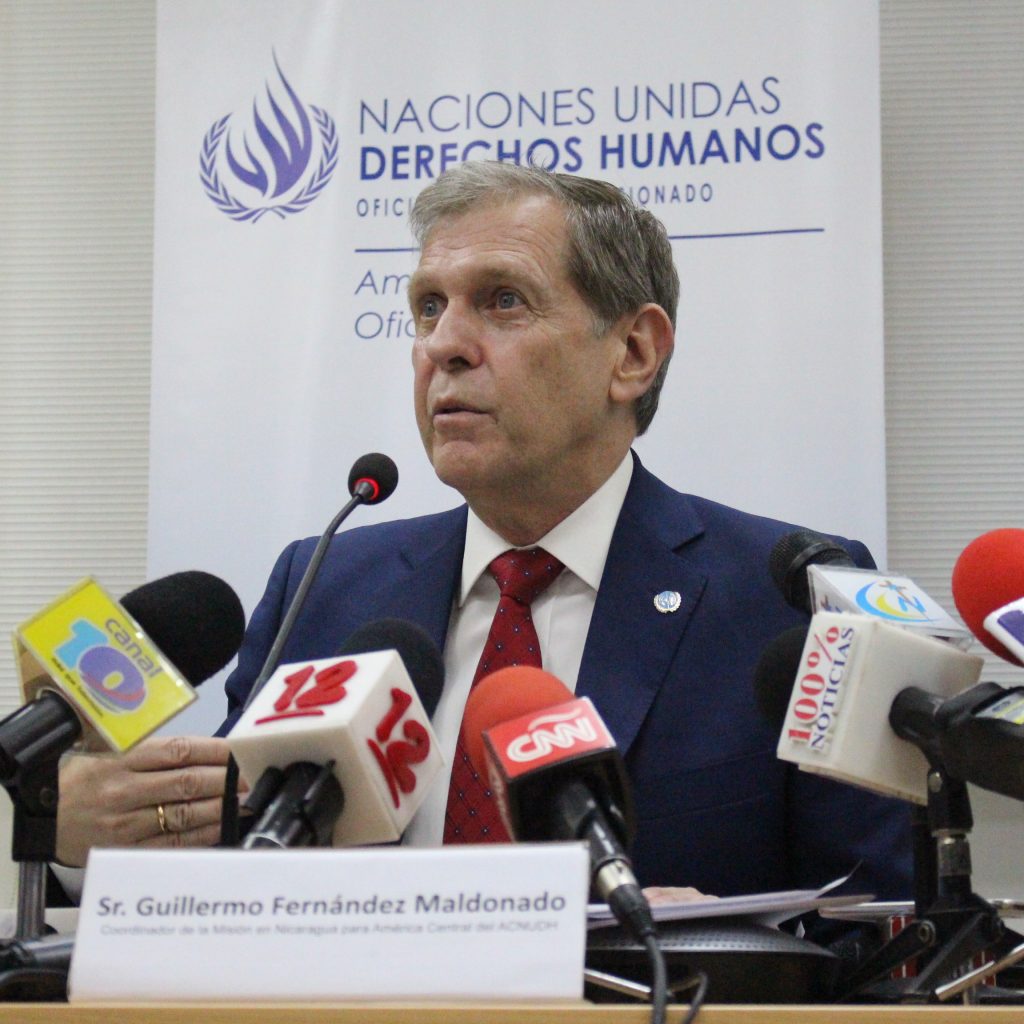 ONU descarta «golpismo» contra el régimen de Ortega y denuncia serias violaciones a los derechos humanos