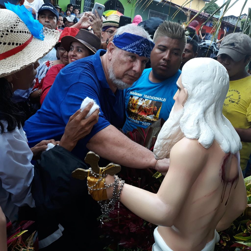 Orteguismo saca imagen apócrifa de San Jerónimo y baila sobre sangre en una ciudad fantasma