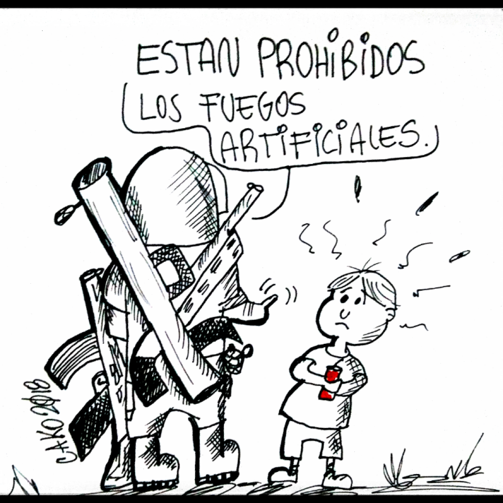 La Caricatura: La guardia prohíbe los cachiflines