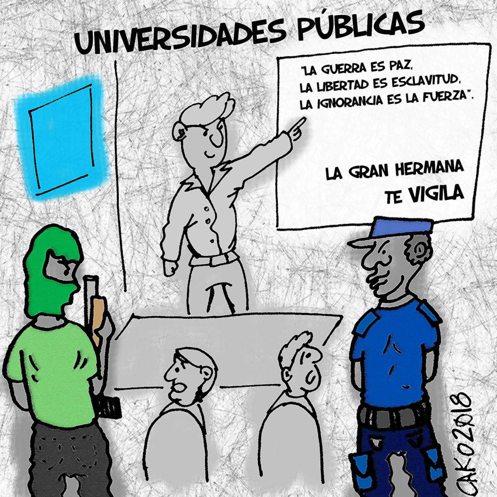La Caricatura: Adoctrinamiento en las universidades públicas