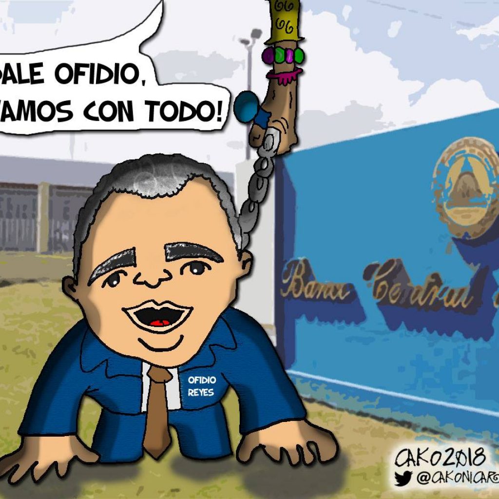 La Caricatura: Ofidio Reyes, presidente del Banco Central