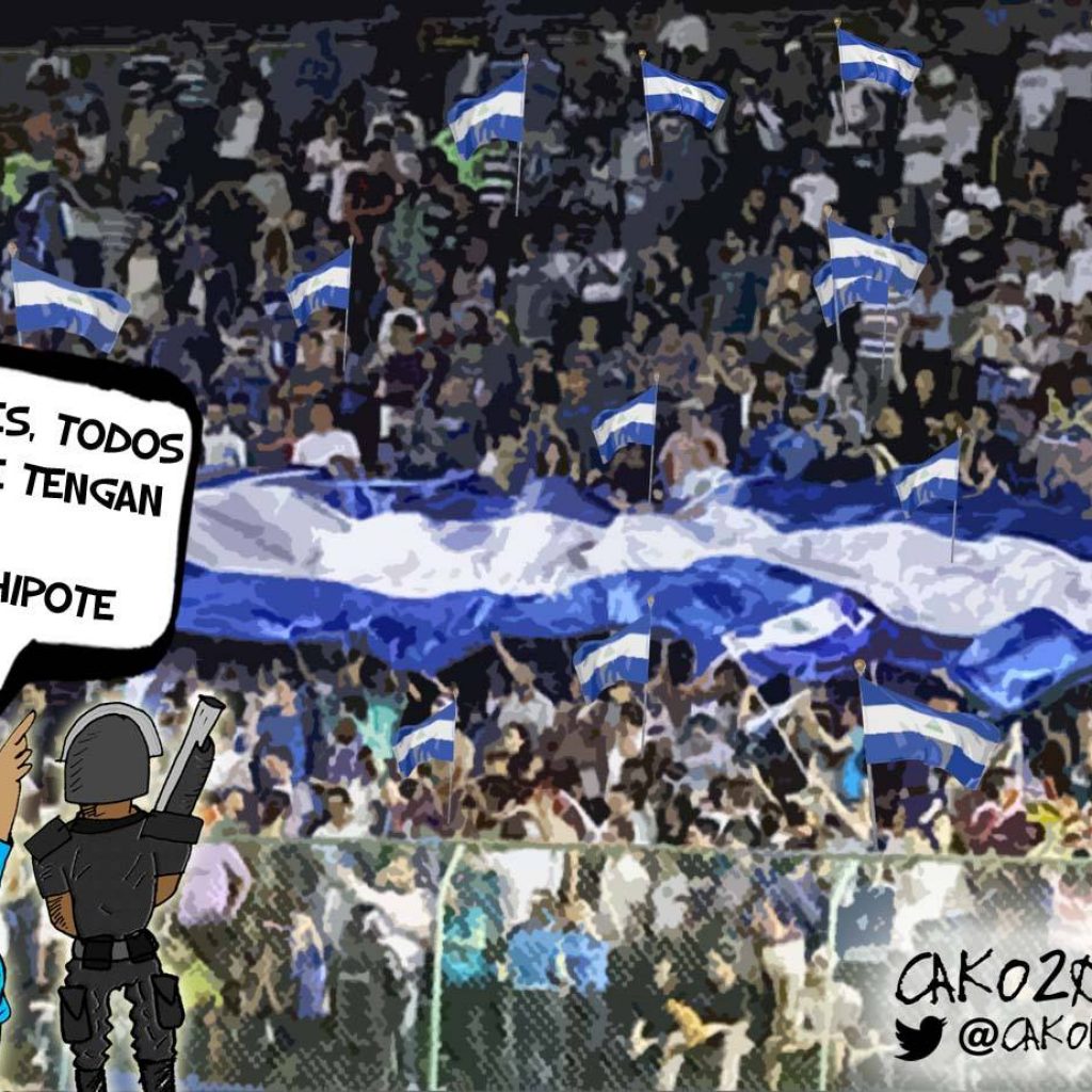 La Caricatura: El estadio sin banderas
