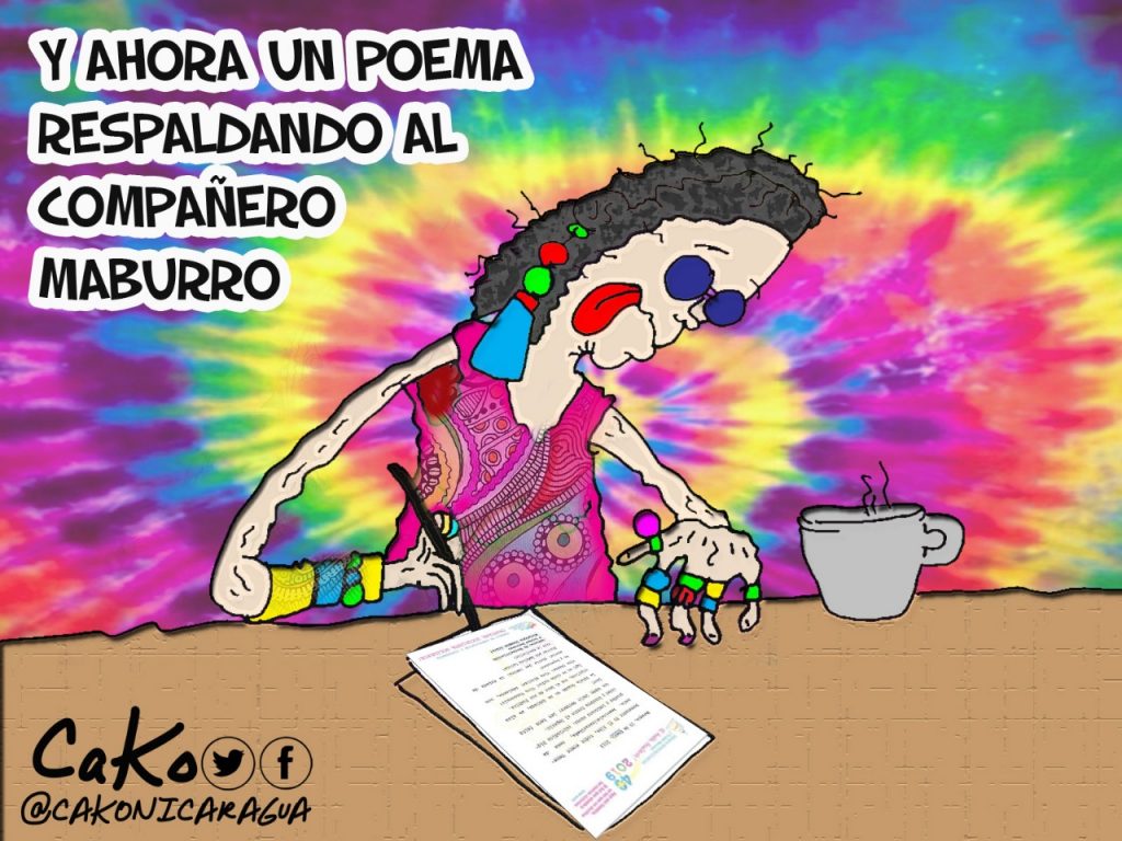 La Caricatura: La compañera y sus poemas psicodélicos