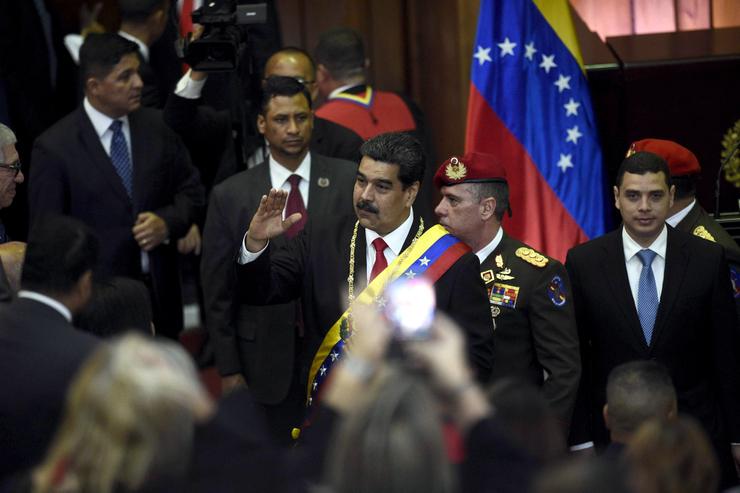 Los militares siguen apoyando a Nicolás Maduro. Foto/AFP
