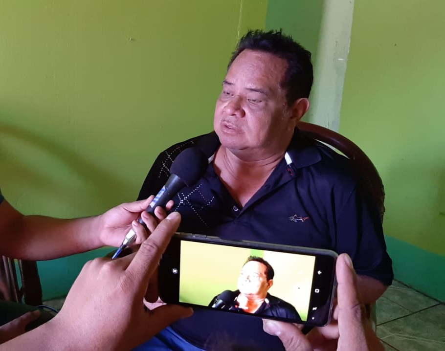 Policía orteguista en León secuestra a periodista de Radio Darío. Foto/Cortesía