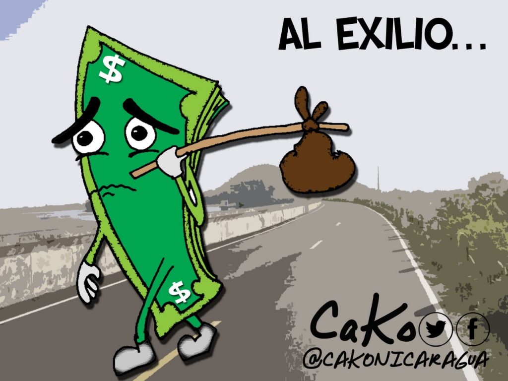 La caricatura: La fuga de los favoritos del régimen