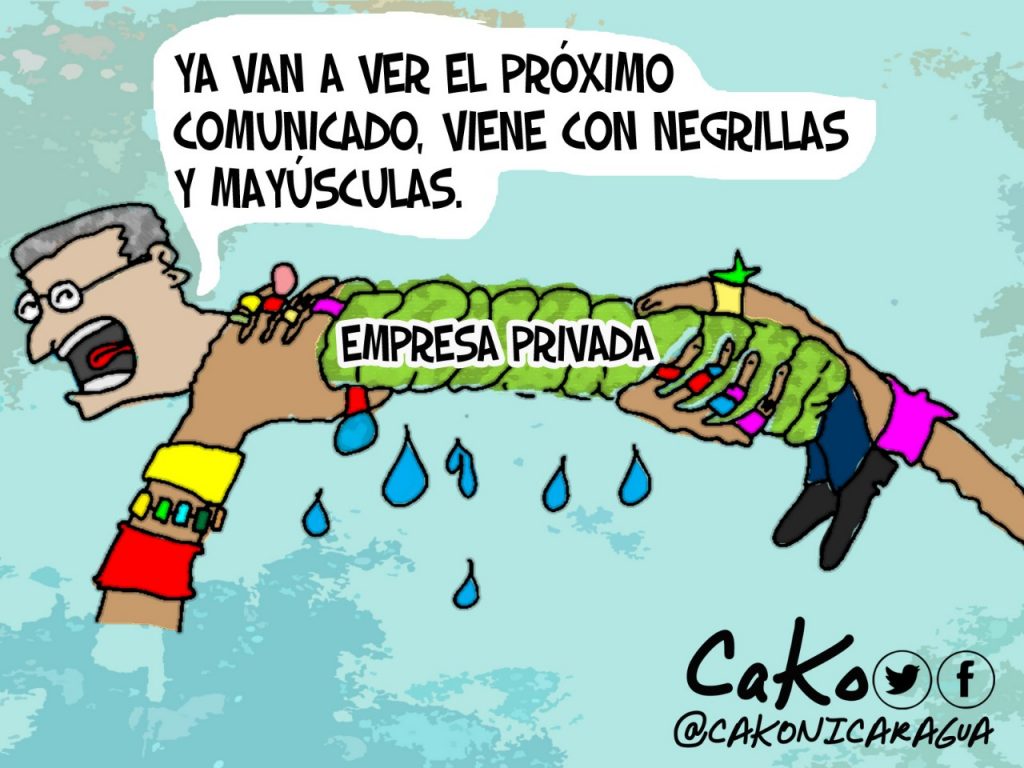 La caricatura: El cuento trillado de los empresarios