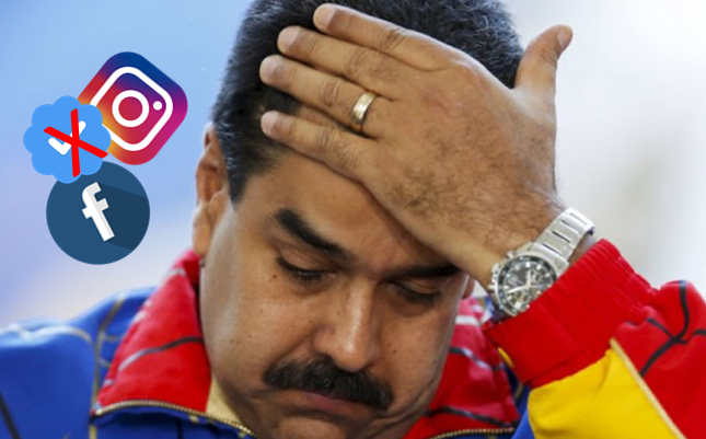 Tampoco Facebook e Instagram reconocen a Nicolás Maduro