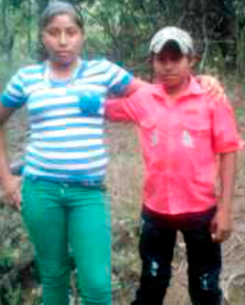 Yojeisel Pérez Valle, de 16 años, y Francisco Pérez, de 12 años; la Policía tildó a estos adolescentes de «otros integrantes de la expresión delincuencial»