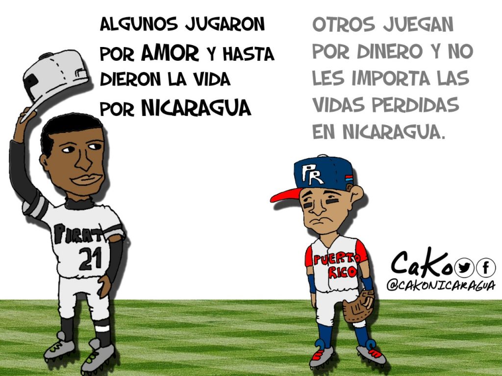 La caricatura: Golpe directo a la memoria de Roberto Clemente