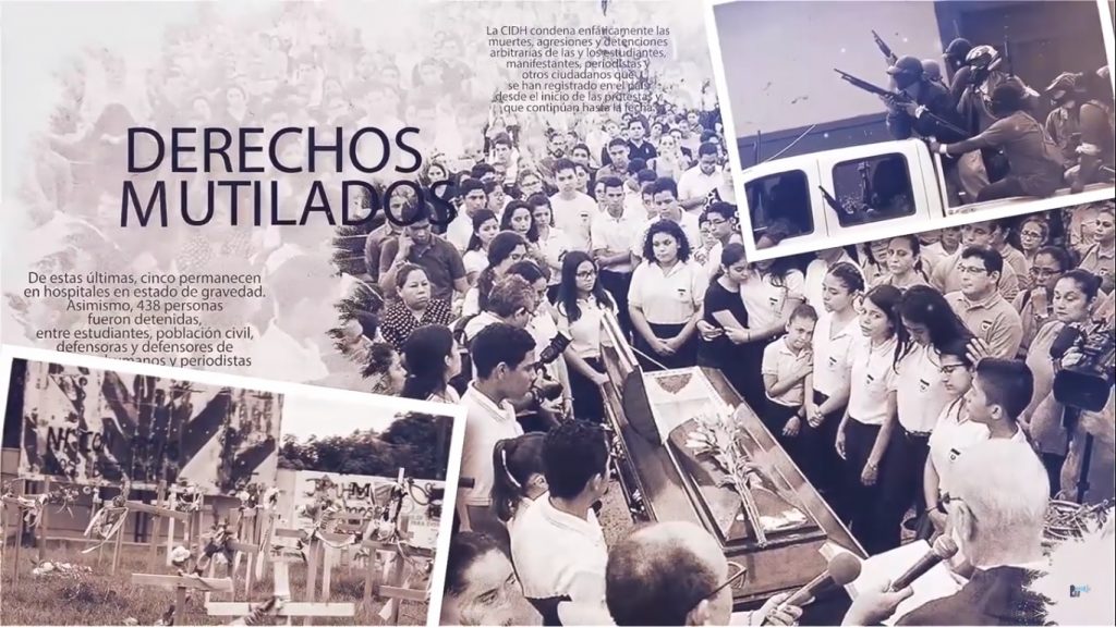 Nicaragua a sangre y fuego: Derechos mutilados