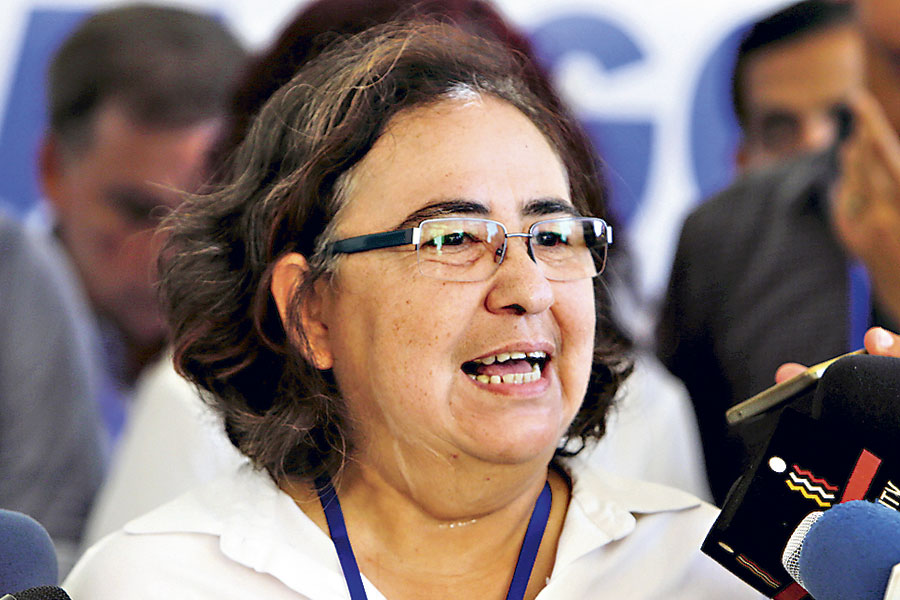 Azah&aacute;lea Sol&iacute;s integrante de la Alianza C&iacute;vica por la Justicia y la Democracia