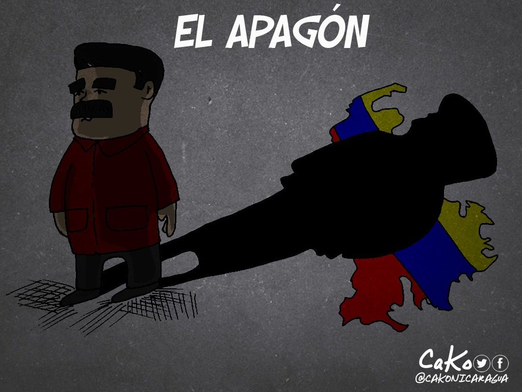 La Caricatura: Maduro solo trae oscuridad