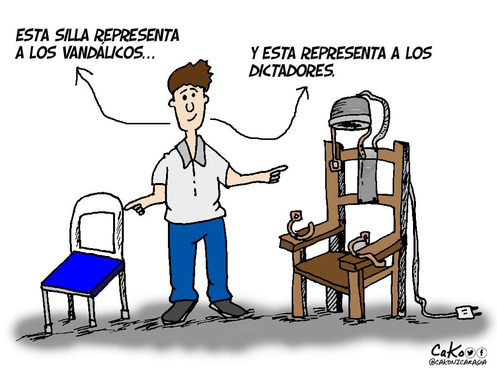 La Caricatura: La silla vandálica