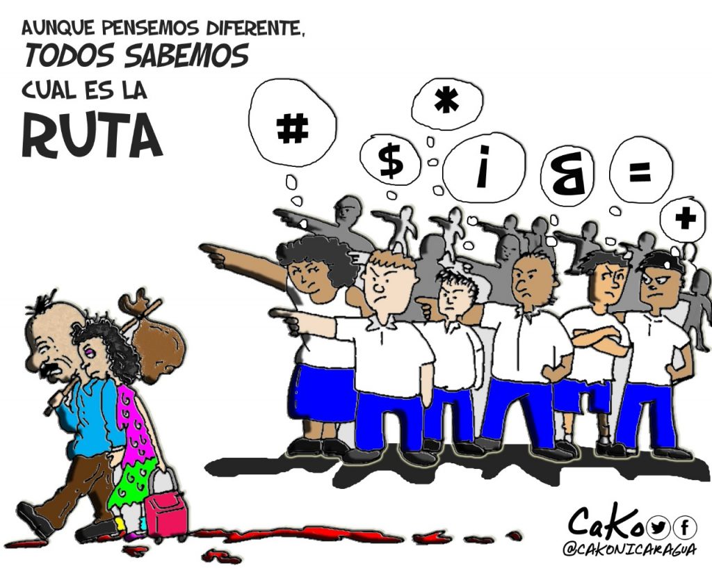 La Caricatura: Todos sabemos cual es la ruta