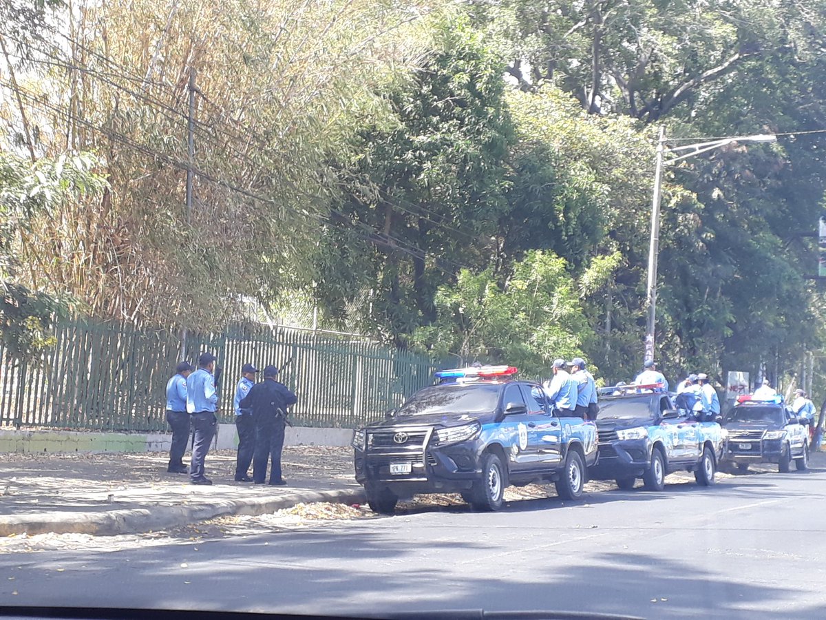 Policía orteguista mantiene control de Managua un día antes de marcha convocada por la UNAB. Foto: La Prensa