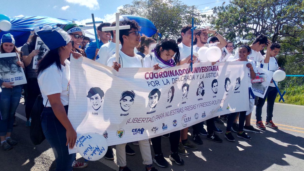 Estudiantes nicas exiliados en Costa Rica. foto: tomada de internet.