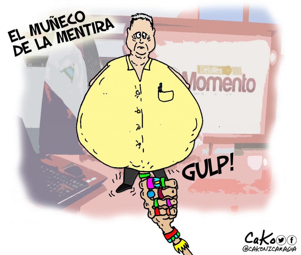 La Caricatura: El peso de la mentira