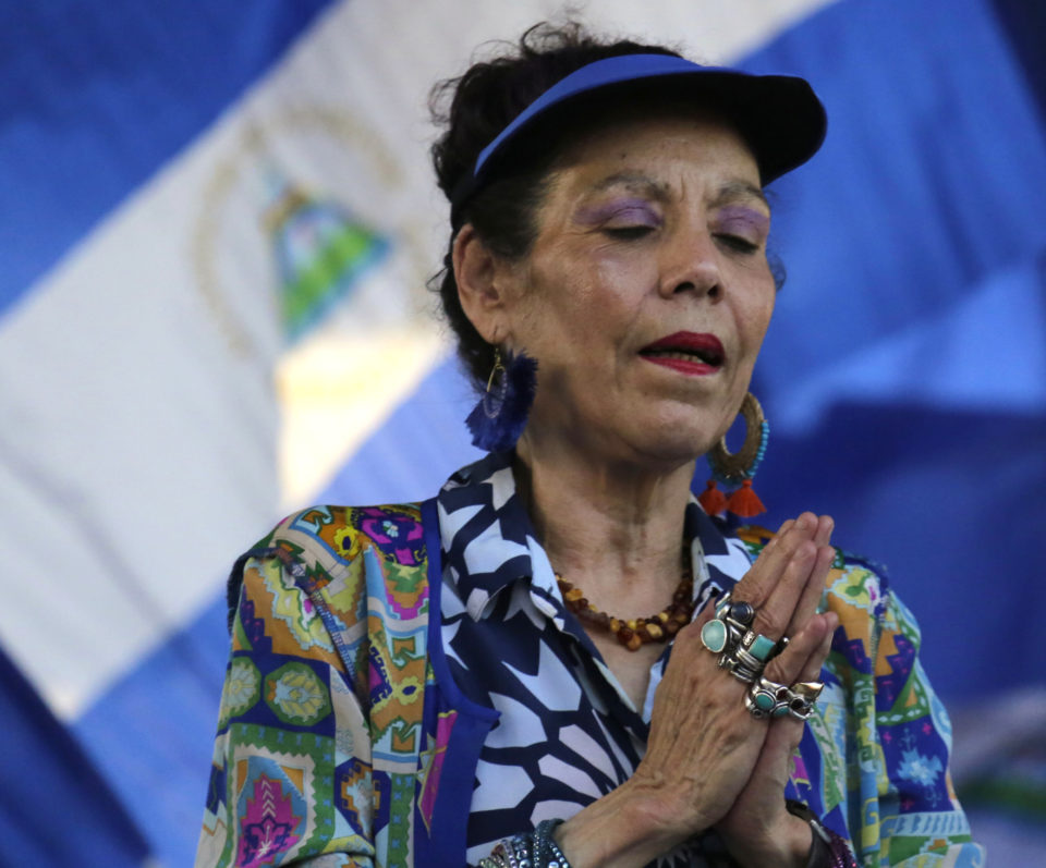 Rosario Murillo, vicepresidenta del régimen orteguista y primera dama. Foto: AFP/Cortesía