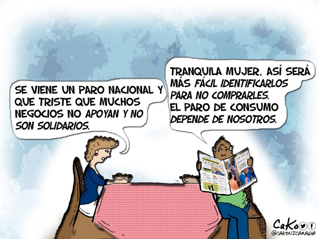La Caricatura: El paro nacional desde la gente