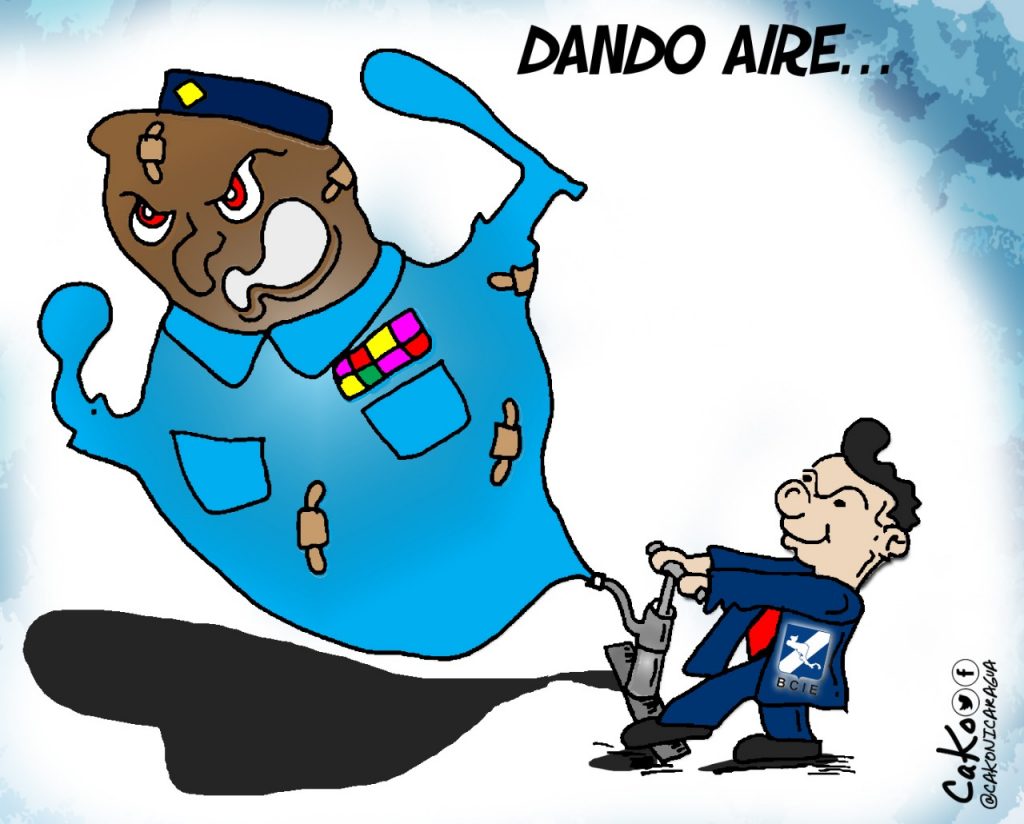 La Caricatura: Gracias BCIE, 530 nicaragüenses asesinados te lo agradecen
