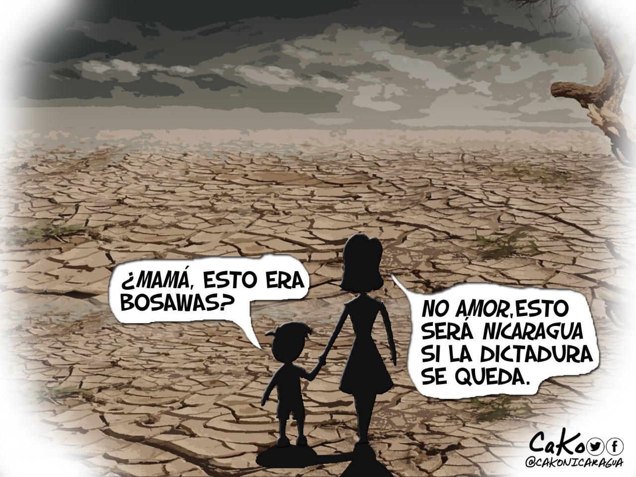 La Caricatura: La sequía en Nicaragua