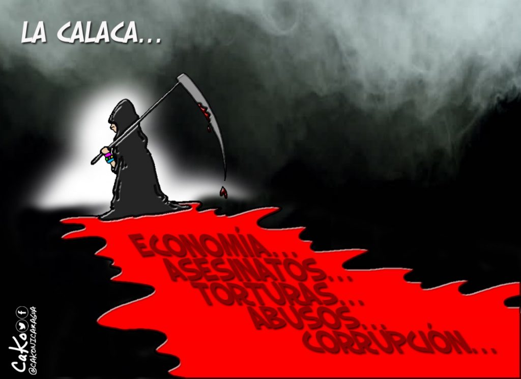 La caricatura: La Chayo-Calaca