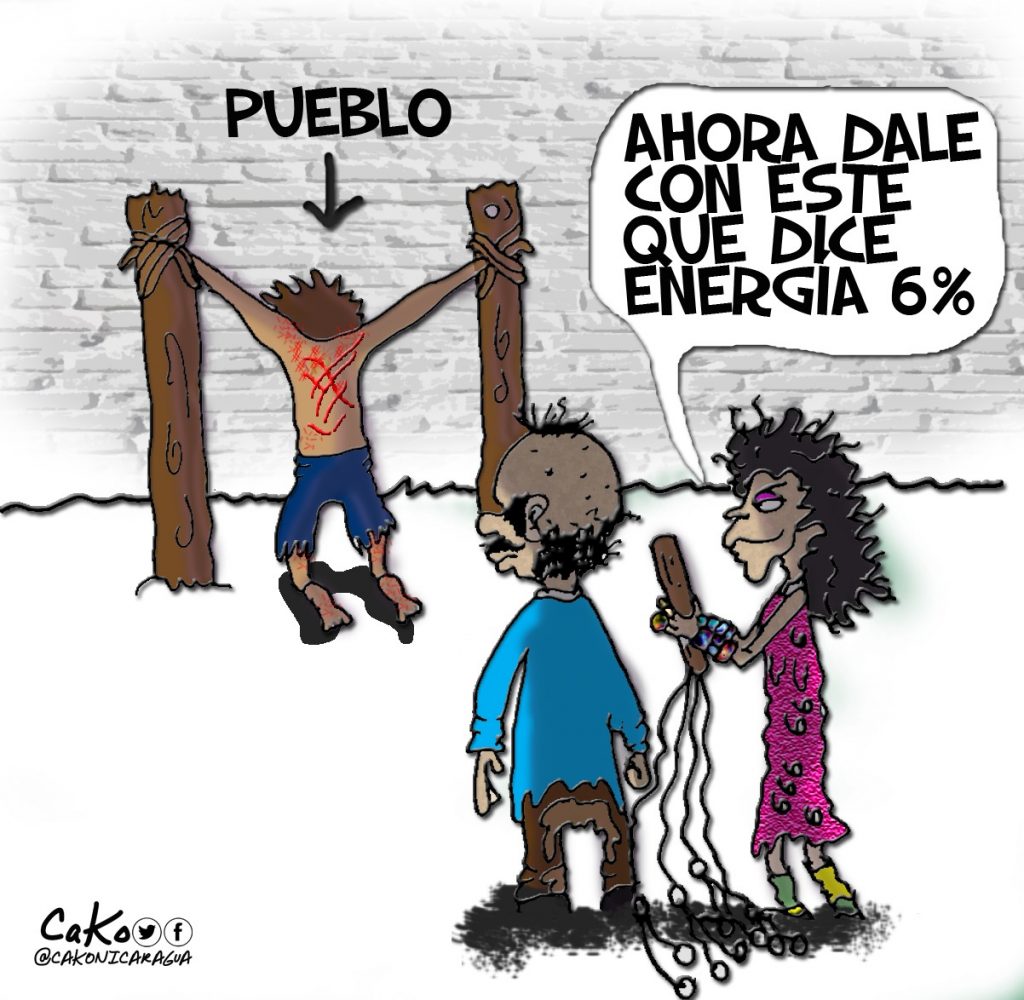 La caricatura: Los verdugos del azul y blanco