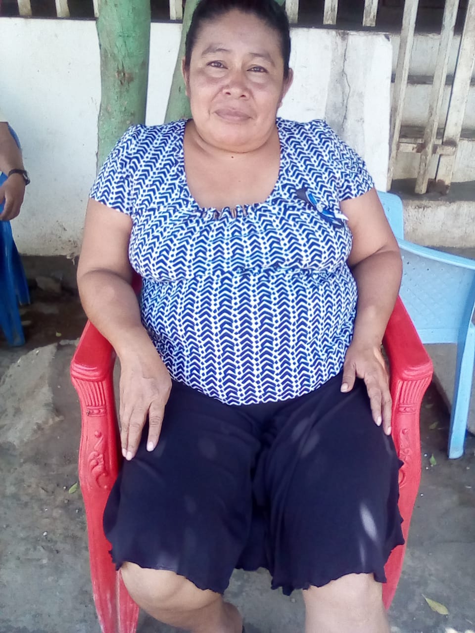 Luisa Sánchez, madre del joven asesinado por la dictadura, Alex Enrique Machado. Foto: Cortesía