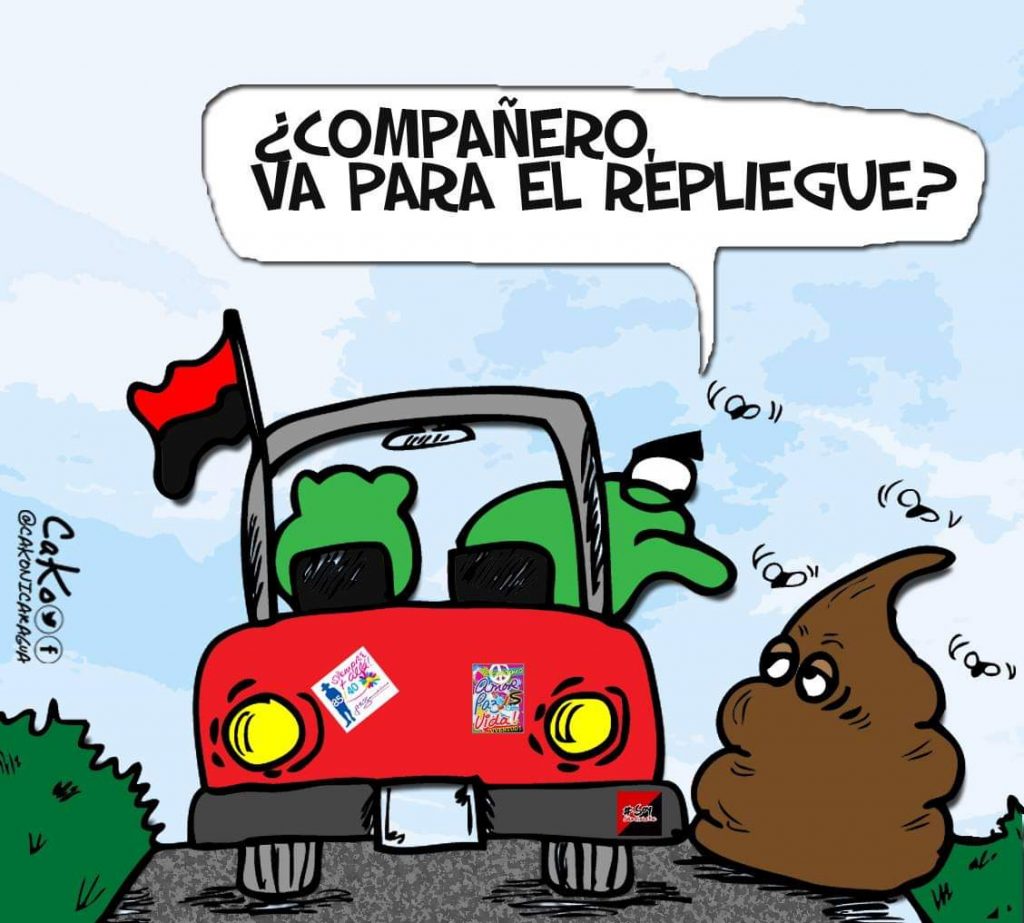 La caricatura: Así los ve el dictador desde su Mercedes Benz