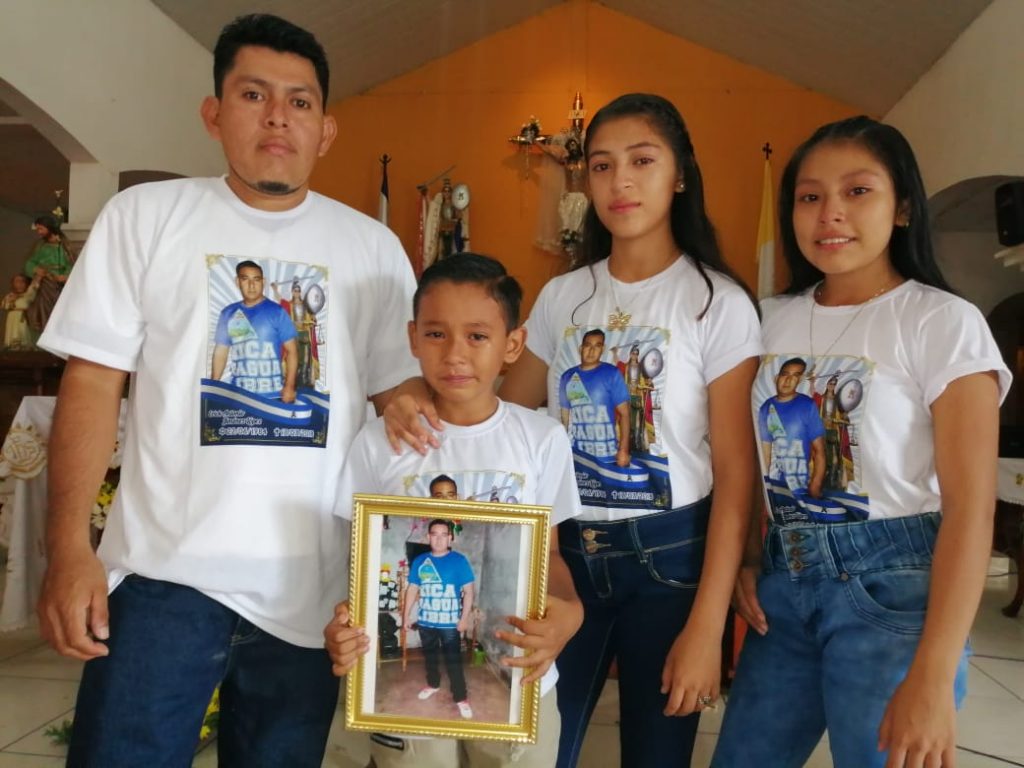 Familiares de joven asesinado el 17 de julio, de 2018 en Monimbó, siguen demandando justicia
