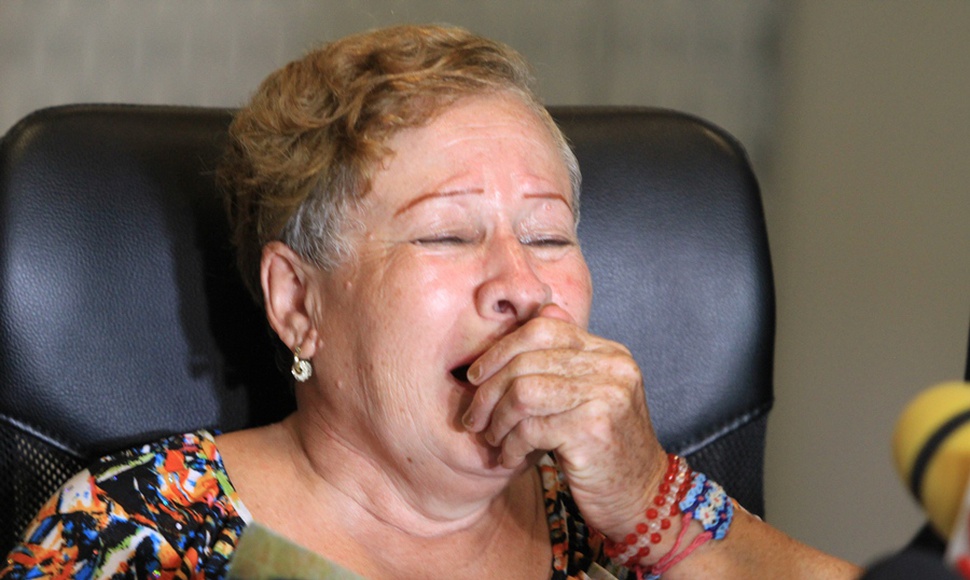 Estela Rodriguez madre del preso político Edward Lacayo. Foto: END