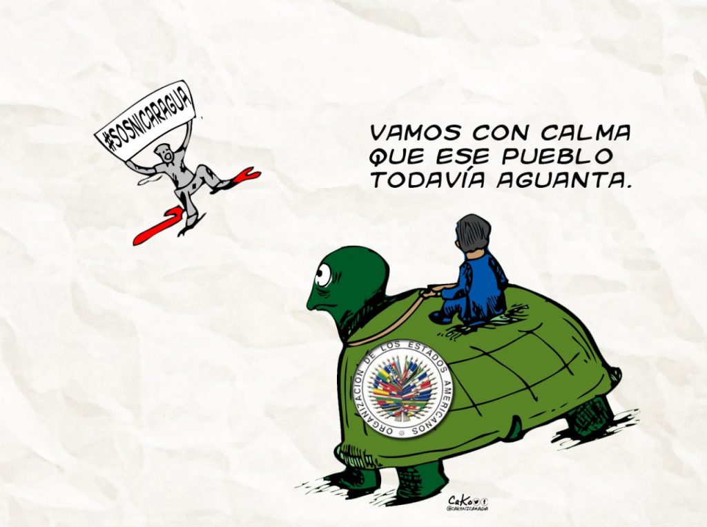 La caricatura: Acompañame a ver esta triste historia