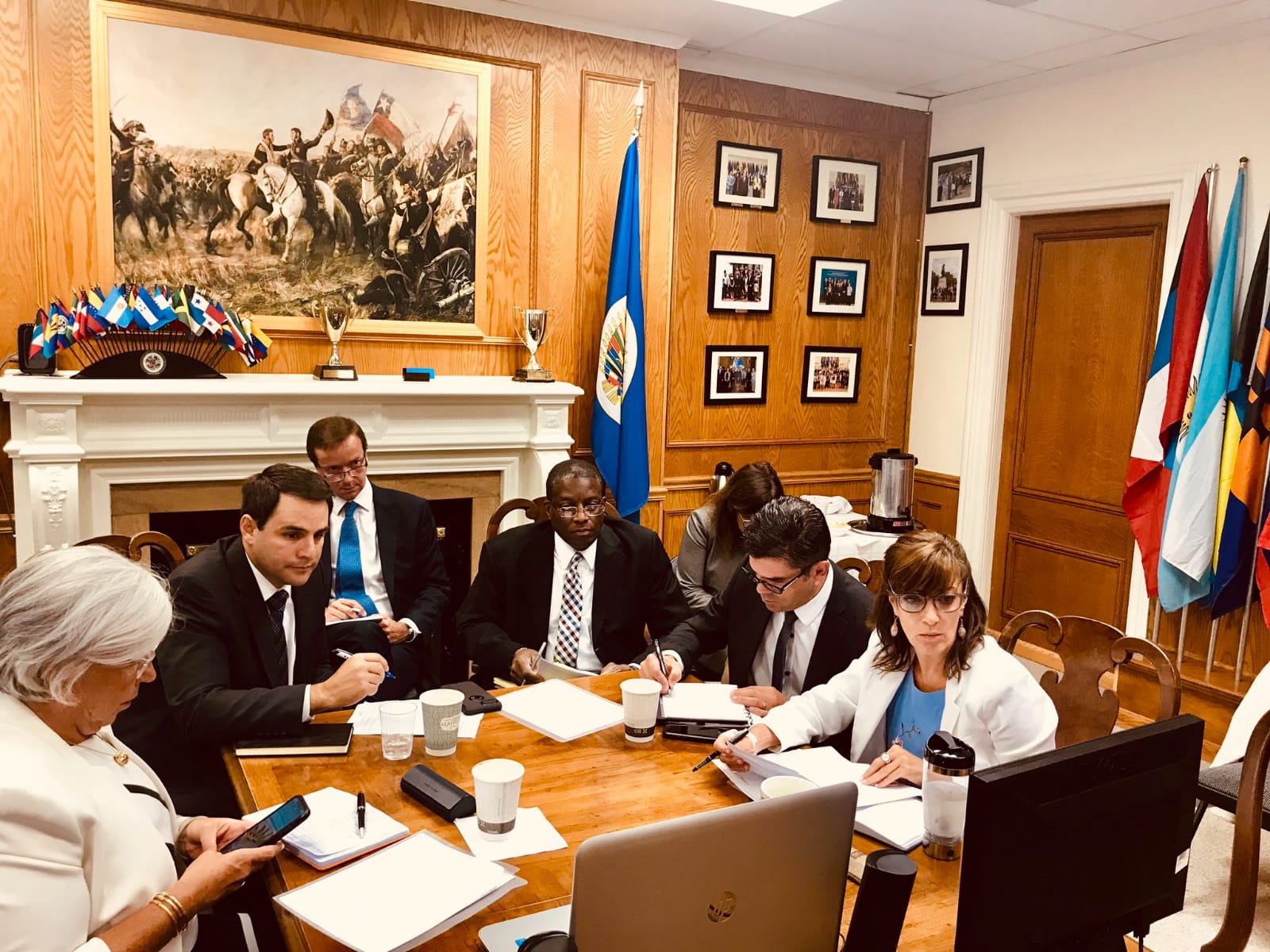 Comisión de Alto Nivel de la OEA para analizar crisis sociopolítica de Nicaragua. Foto: Tomada de la web.