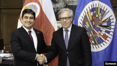 Presidente de Costa Rica pide a la comunidad internacional poner más atención a la crisis que vive Nicaragua. Foto: Tomada de internet