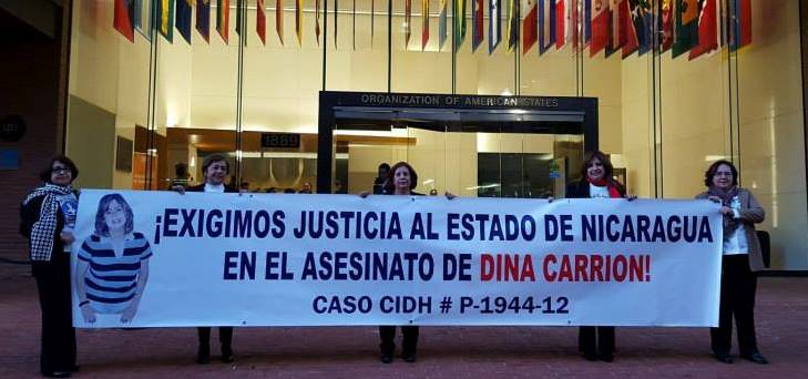 Caso de Dina Carrión fue llevado hasta la CIDH por la falta de justicia en Nicaragua. Foto: Onda Local