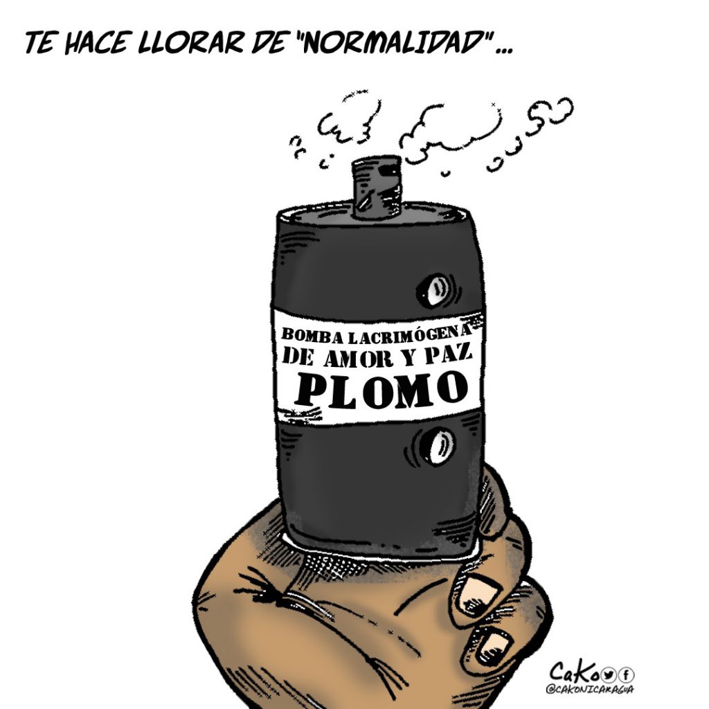 La Caricatura: Las bombas de amor y paz de la dictadura